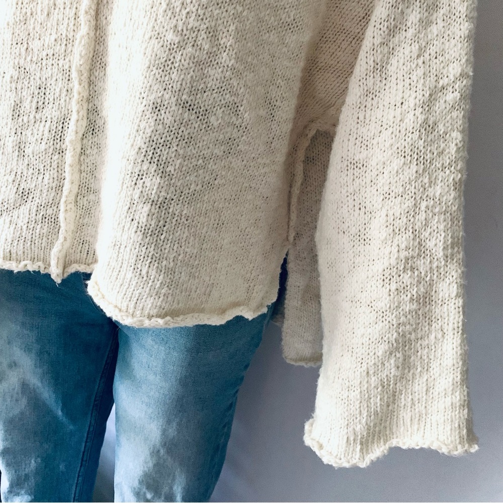 u r b a n :: Slouchy Raw Exposed Seam Knit Sweater - Picture 13 of 13